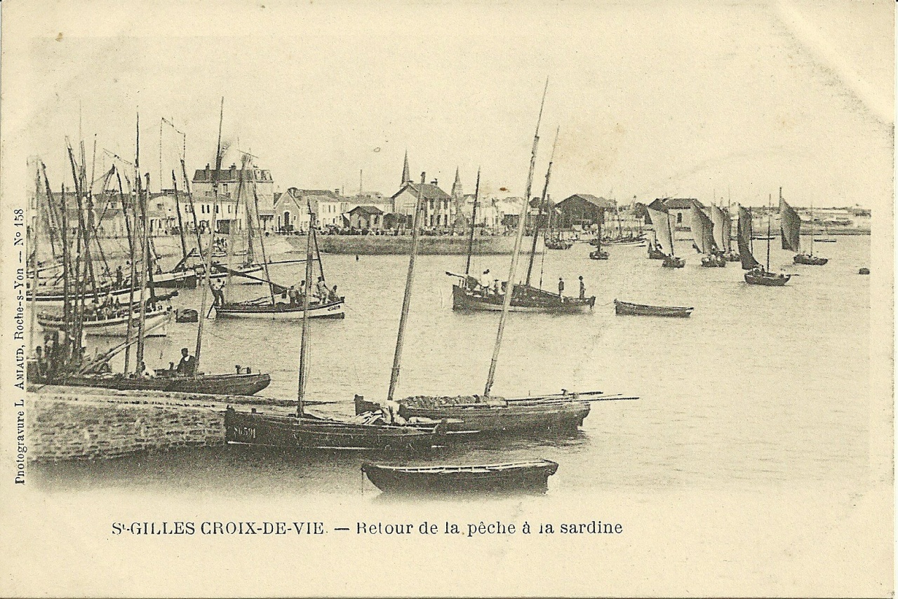 St-Gilles-Croix-de-Vie, retour de la pêche.