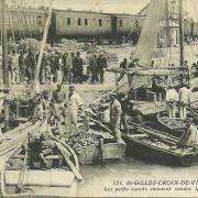 St-Gilles-Croix-de-Vie, vente de la sardine.