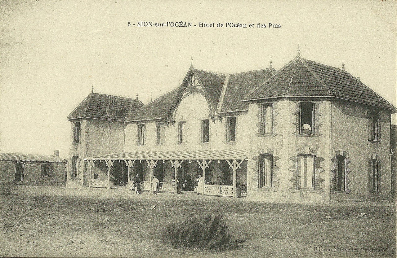 Sion-sur-l'Océan, hôtel de l'Océan et des Pins.
