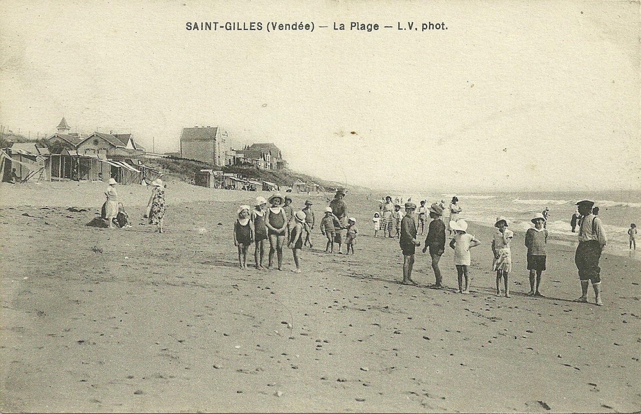 St-Gilles-Croix-de-Vie, la plage.
