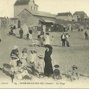 St-Gilles-sur-Vie, la plage.
