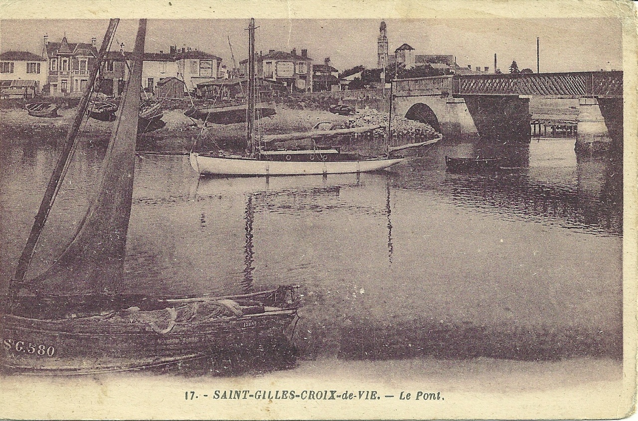 St-Gilles-Croix-de-Vie, le pont.