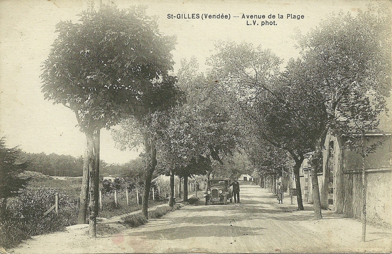 St-Gilles-sur-Vie, avenue de la plage.