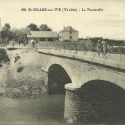 St-Gilles-sur-Vie, la passerelle.