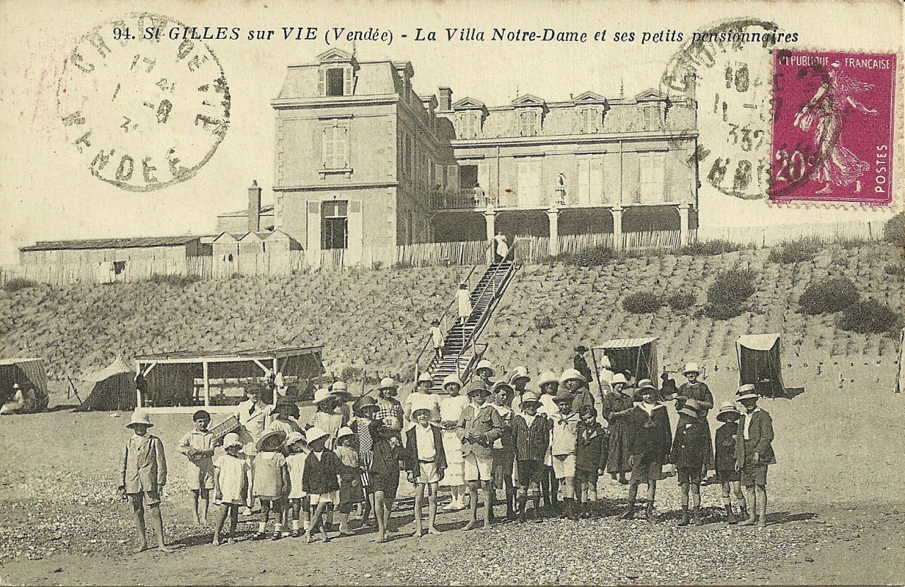 St-Gilles-sur-Vie, la villa Notre-Dame et ses petits pensionnaires.