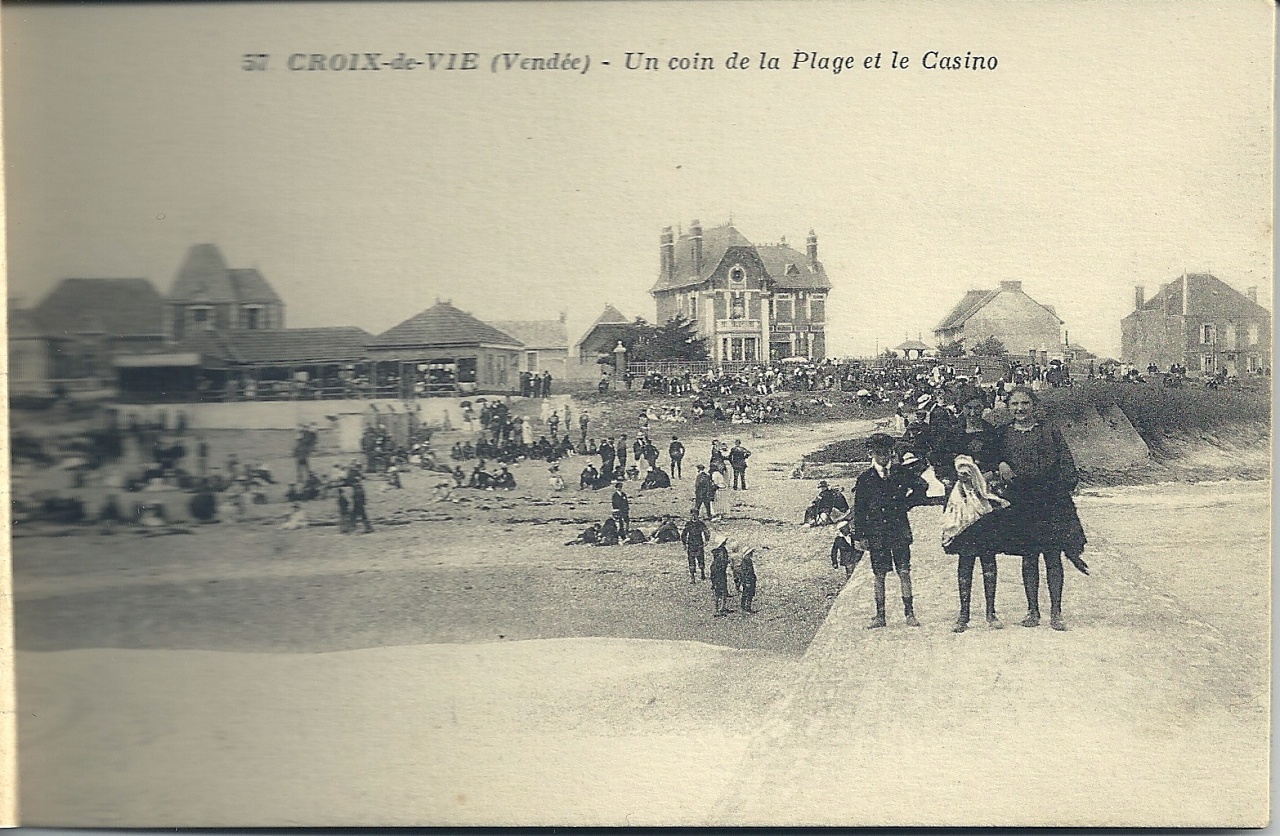 Croix-de-Vie, un coin de la plage et du casino.