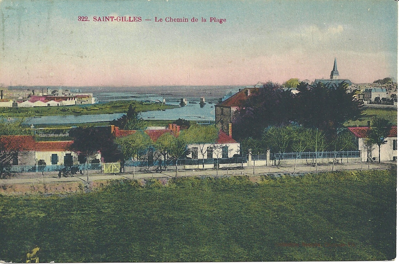 St-Gilles-sur-Vie, le chemin de la plage.