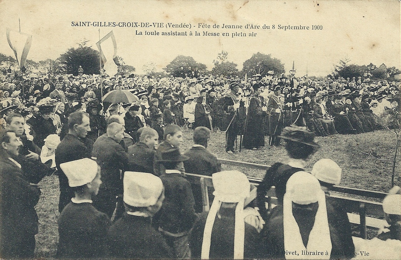 St-Gilles-Croix-de-Vie, fête de Jeanne d'Arc en 1909.