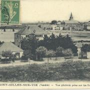 St-Gilles-sur-Vie, vue générale prise sur les dunes.
