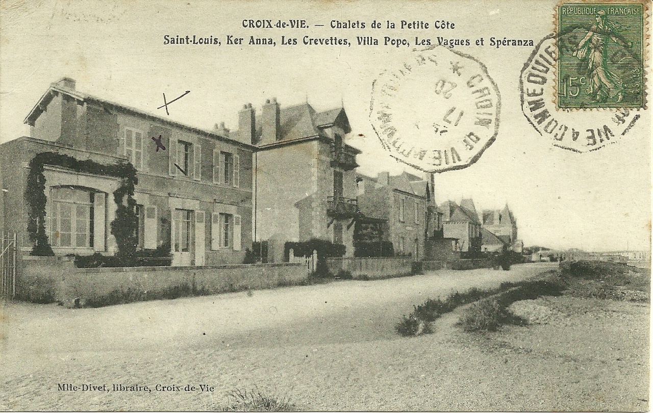 Croix-de-Vie, chalets de la petite côte.