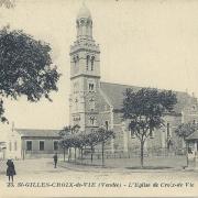 St-Gilles-Croix-de-Vie, l'église.