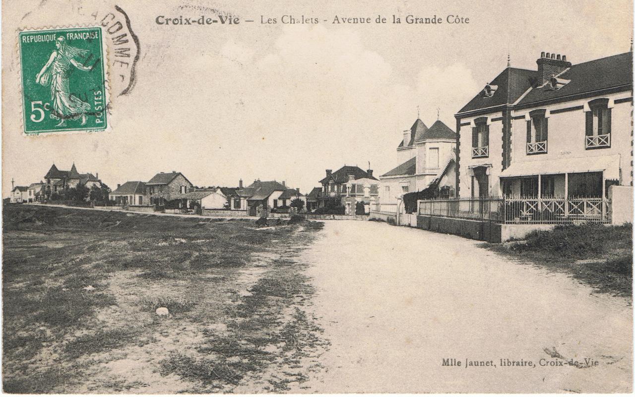 Croix-de-Vie, les chalets, avenue de la grande côte.