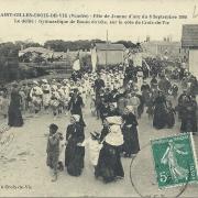 St-Gilles-Croix-de-Vie, fête de Jeanne D'Arc en 1909.