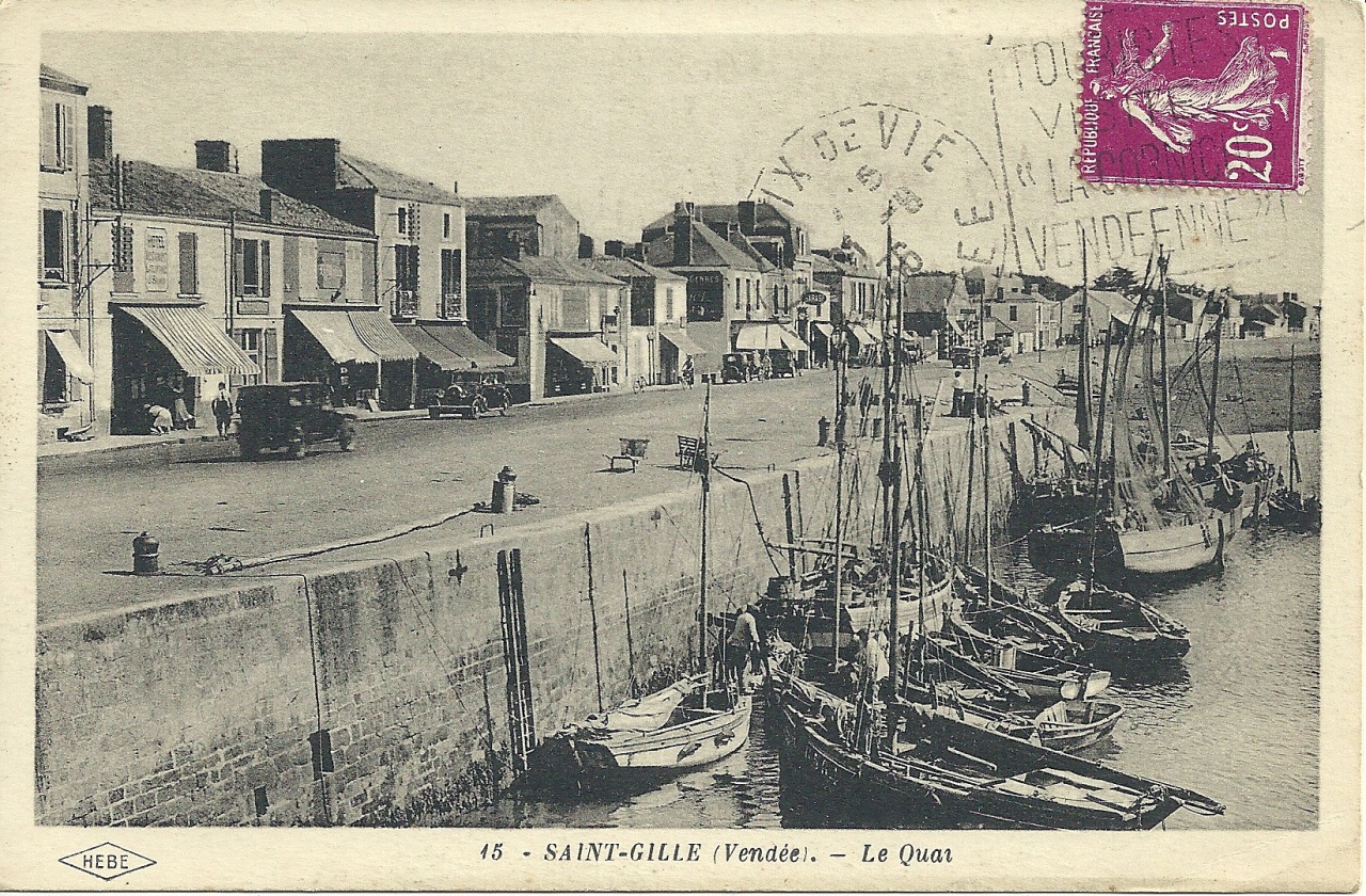 St-Gilles-sur-Vie, le quai.