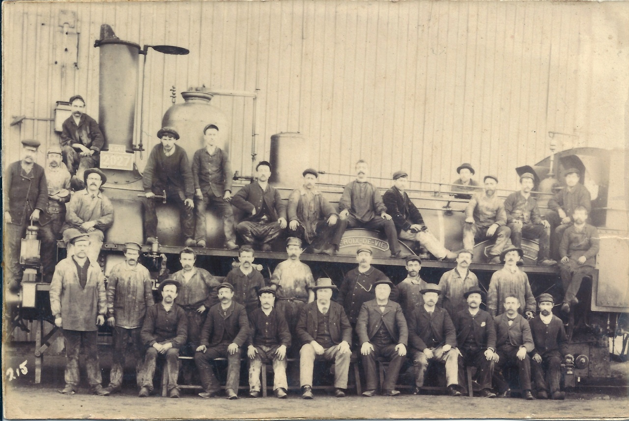 Croix-de-Vie, personnel du dépôt de la gare.