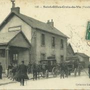 St-Gilles-Croix-de-Vie, la gare.