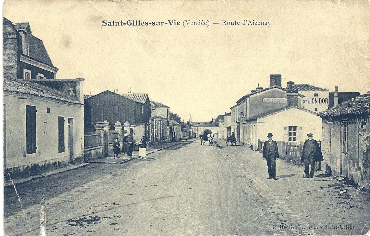 St-Gilles-sur-Vie, la route d'Aizenay.