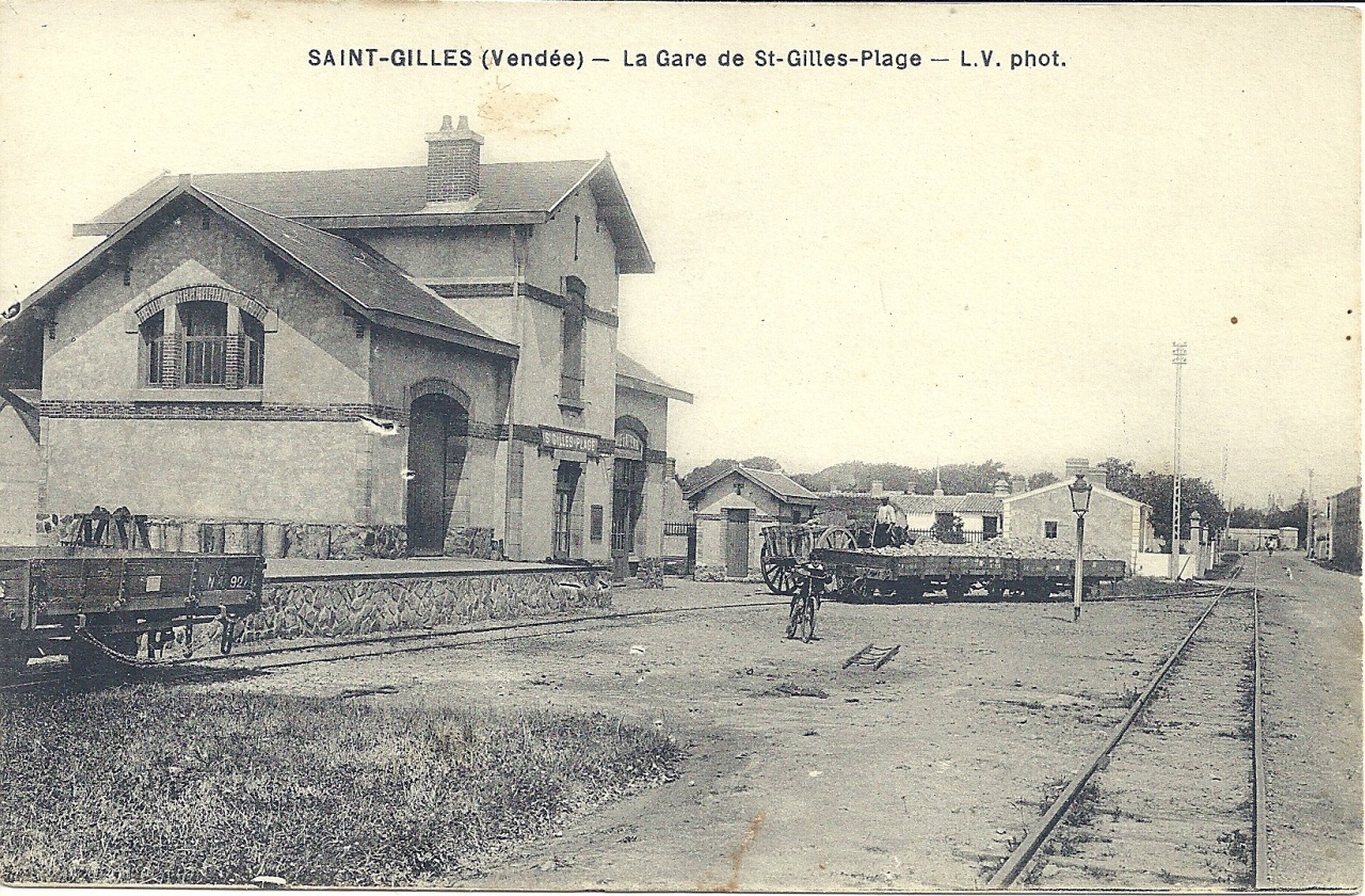 St-Gilles-sur-Vie, la gare de St-Gilles plage.