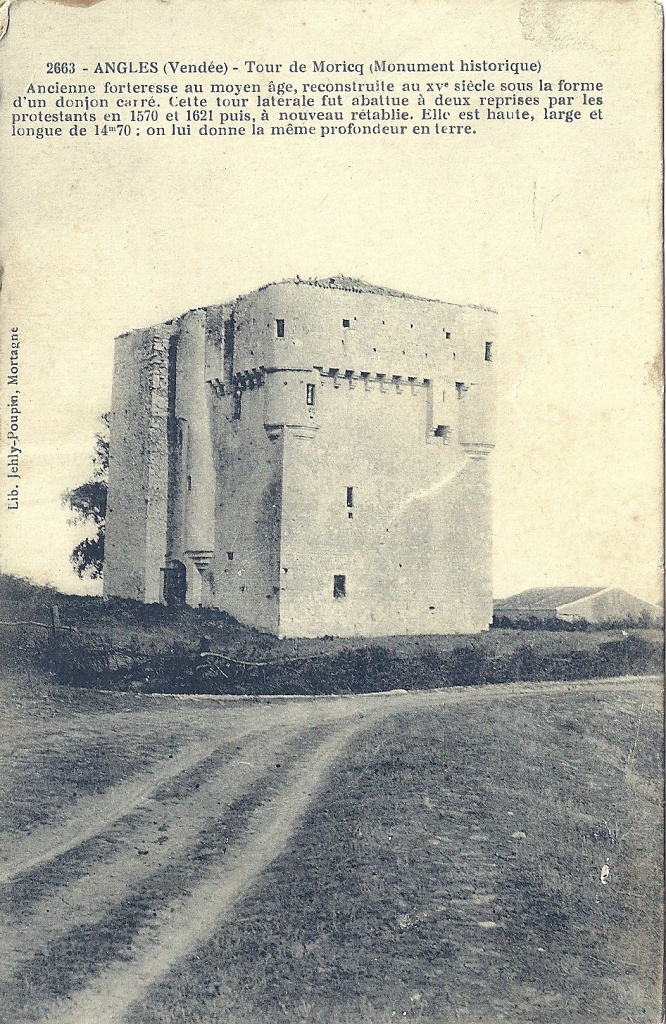 Angles, la tour de Moricq.