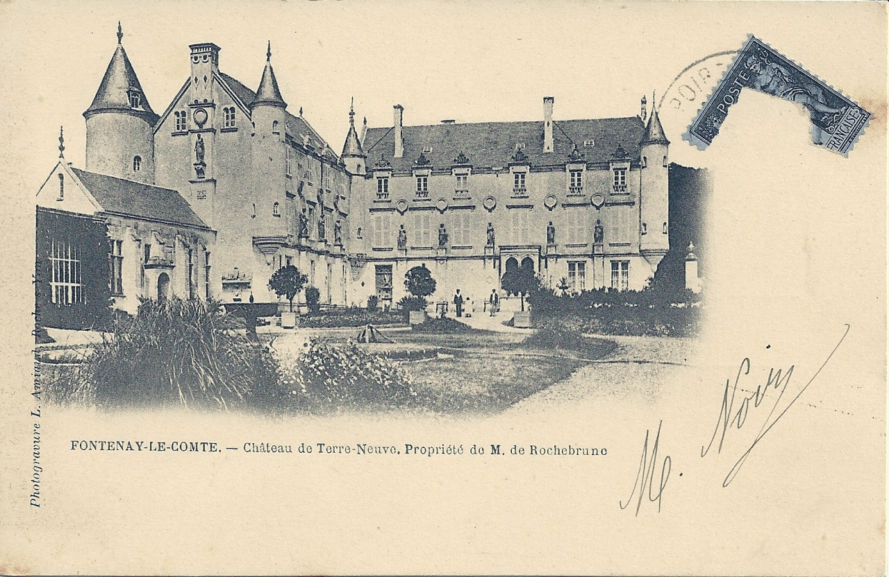 Fontenay-le-Comte, le château de Terre-Neuve.