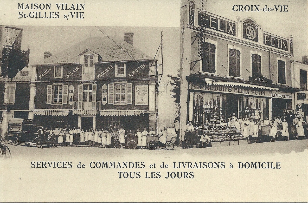 St-Gilles-Croix-de-Vie, Magasins Félix Potin.