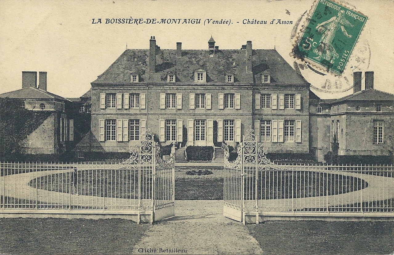 La Boissière-de-Montaigu, le château d'Asson.