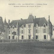 La Réorthe, château Roux.
