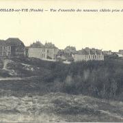 St-Gilles-sur-Vie, vue d'ensemble des nouveaux chalets.