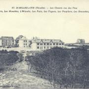 St-Gilles-sur-Vie, villas Les Tamaris, Les Mouettes, l'Atlantic.