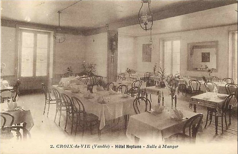 Croix-de-Vie, Hôtel Neptune, la salle à manger.