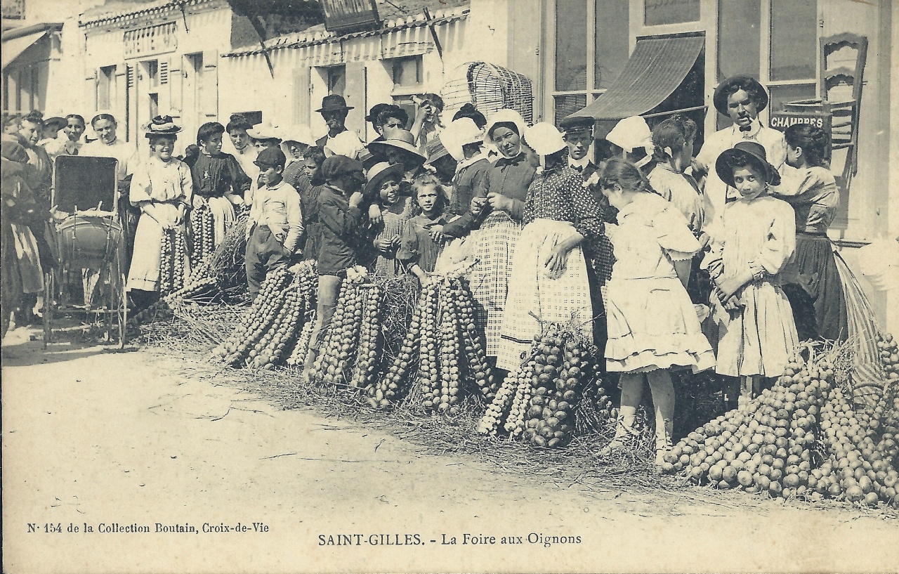St-Gilles-sur-Vie, la foire aux oignons.