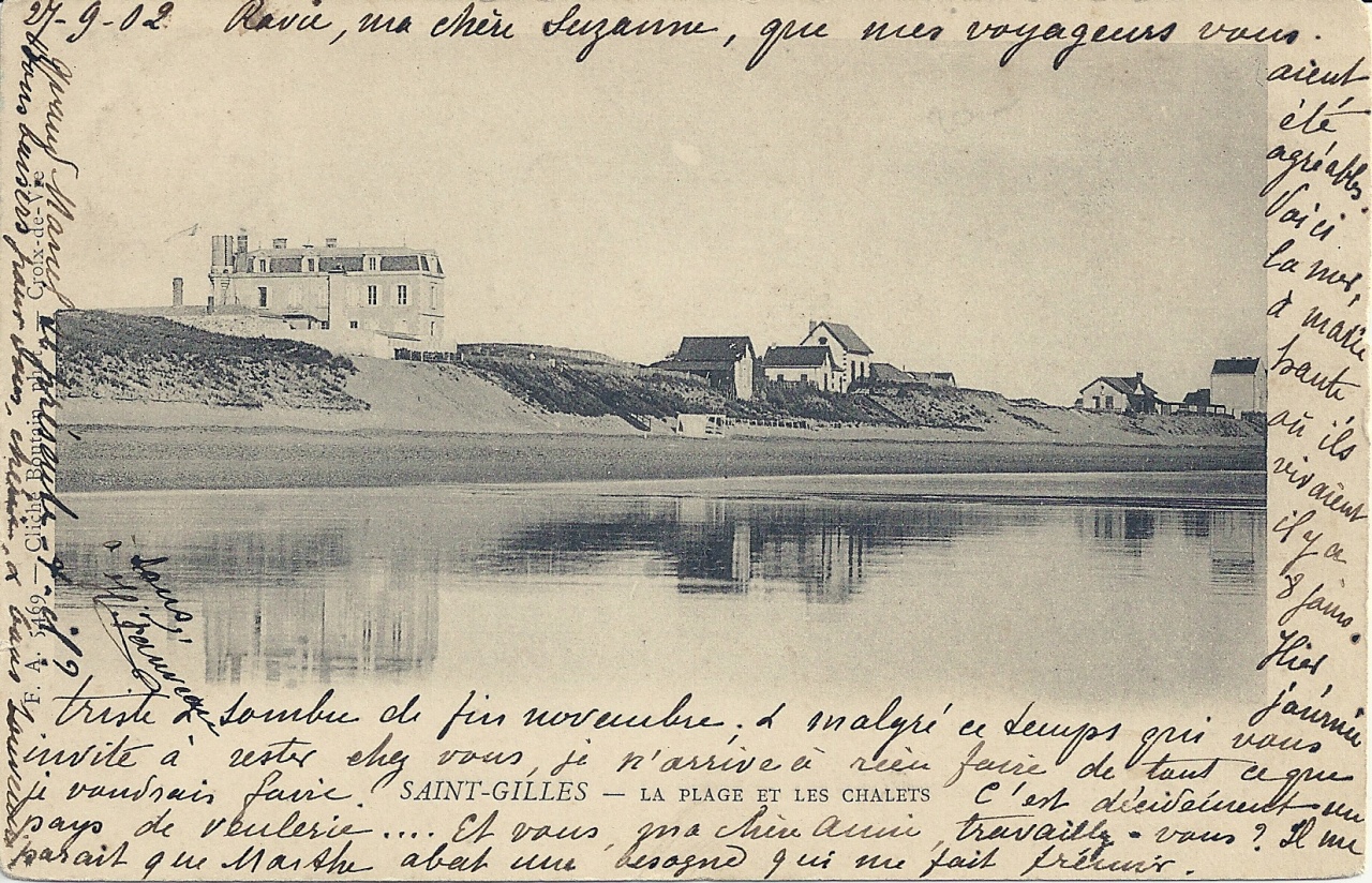 St-Gilles-sur-Vie, la villa Notre-Dame et les chalets.