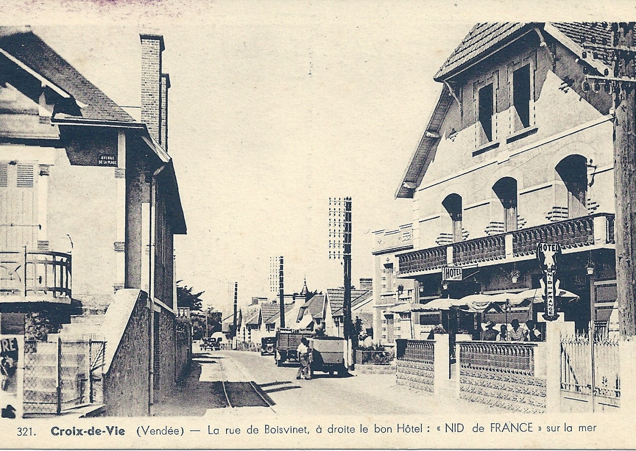 Croix-de-Vie, la rue de Boisvinet.