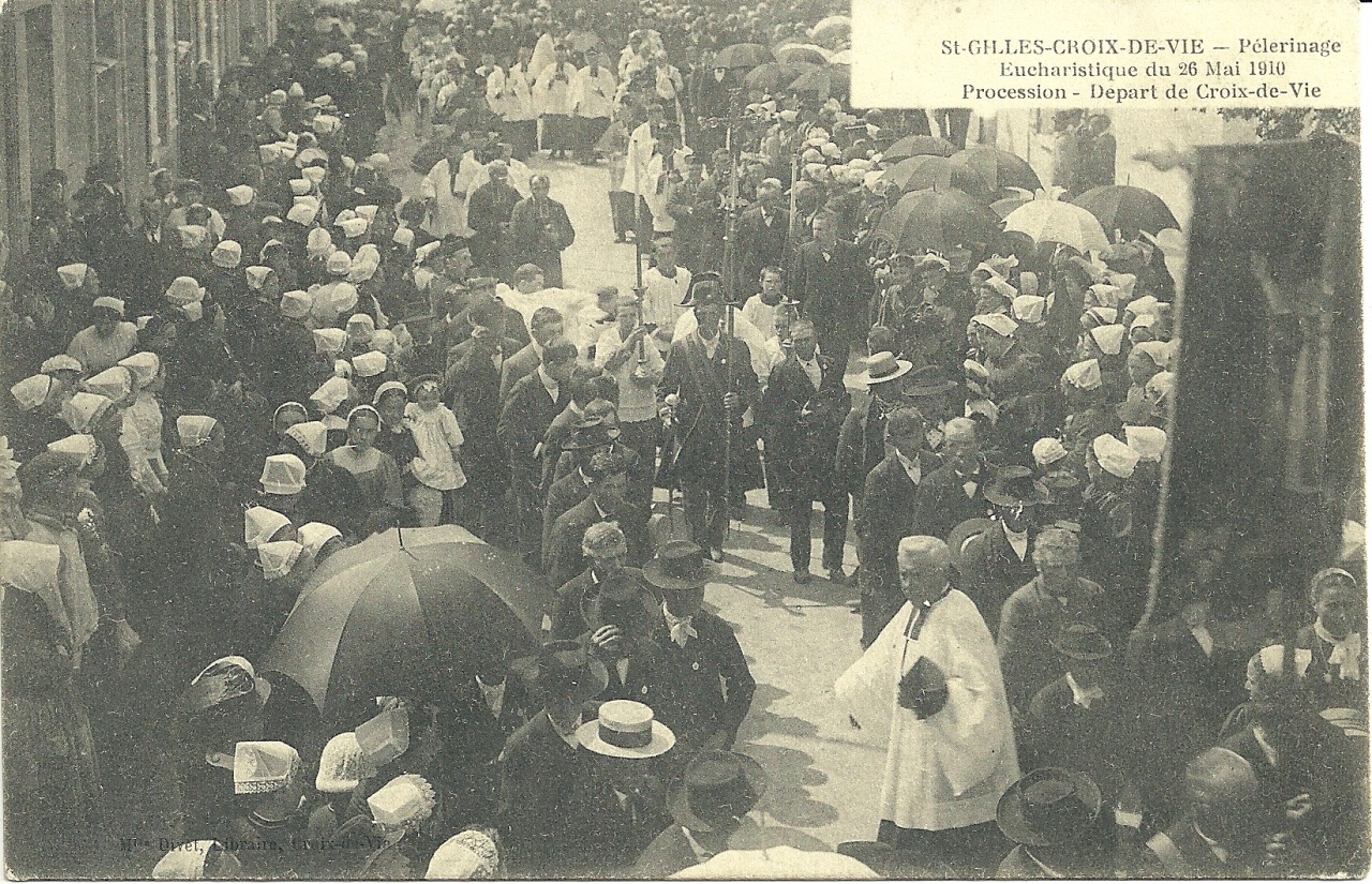 St-Gilles-Croix-de-Vie, pélerinage eucharistique de 1910.