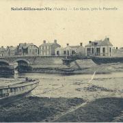St-Gilles-sur-Vie, les quais près de la passerelle.