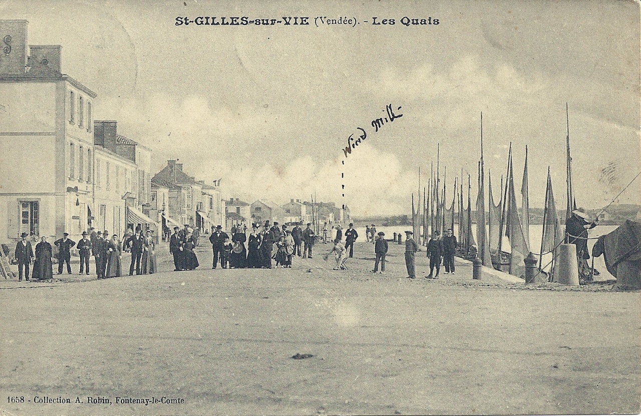 St-Gilles-sur-Vie, les quais.