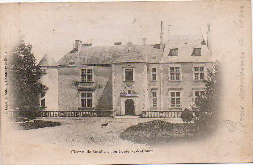 Fontenay-le-Comte, chateau de Beaulieu.