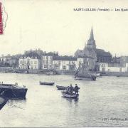 St-Gilles-sur-Vie, les quais et la poste.