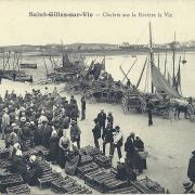 St-Gilles-sur-Vie, chalets sur la rivière la Vie.