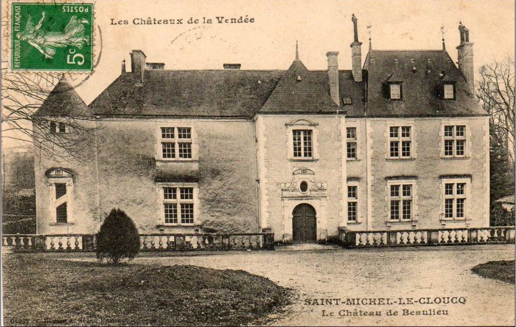 Saint-Michel-le Cloucq, le château de Beaulieu.