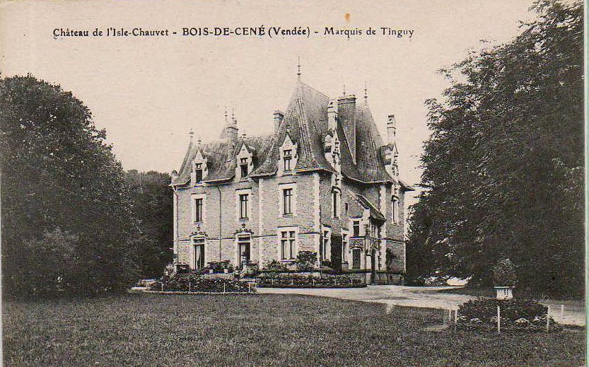 Bois-de-Céné, château de l'Isle Chauvet.