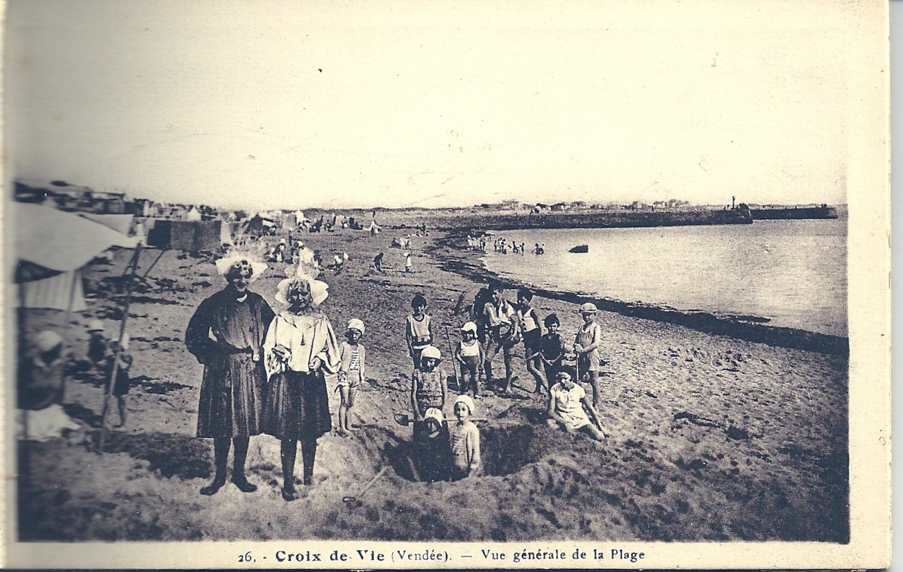 Croix-de-Vie, vue générale de la plage.