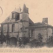 Le Poiré-sur-Vie, le château.