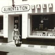 St-Gilles-sur-Vie, épicerie Averty dans les années 1960.