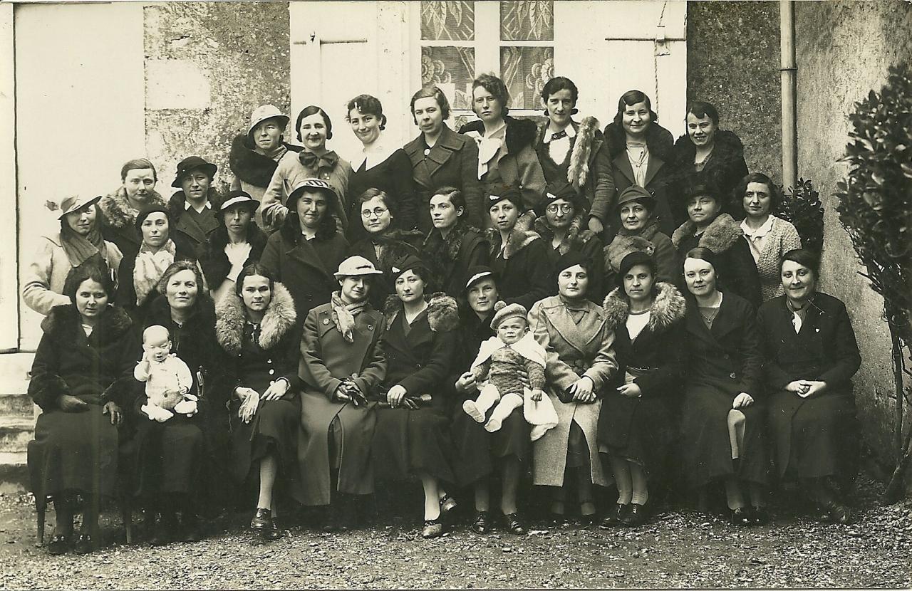 Saint-Gilles-sur-Vie, école Jeanne d'Arc, année 1932.