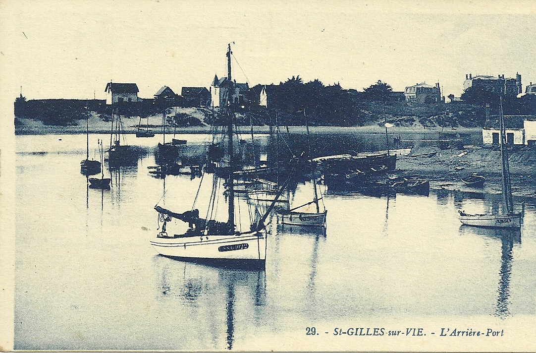 Saint-Gilles-sur-Vie, l'arrière port.