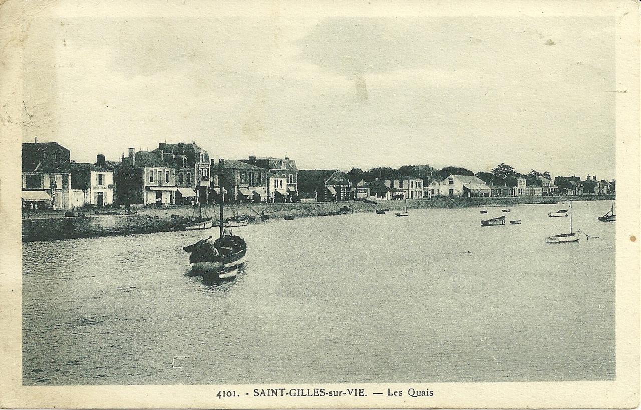 Saint-Gilles-sur-Vie, les quais.
