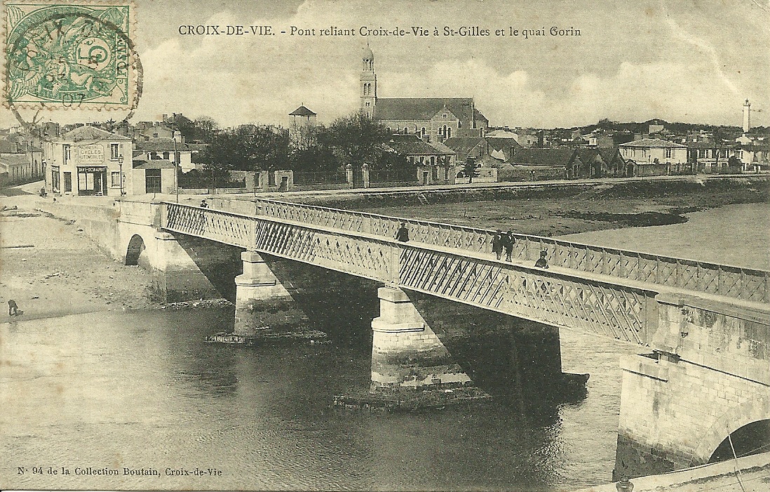 Croix-de-Vie, pont reliant Saint-Gilles à Croix-de-Vie.