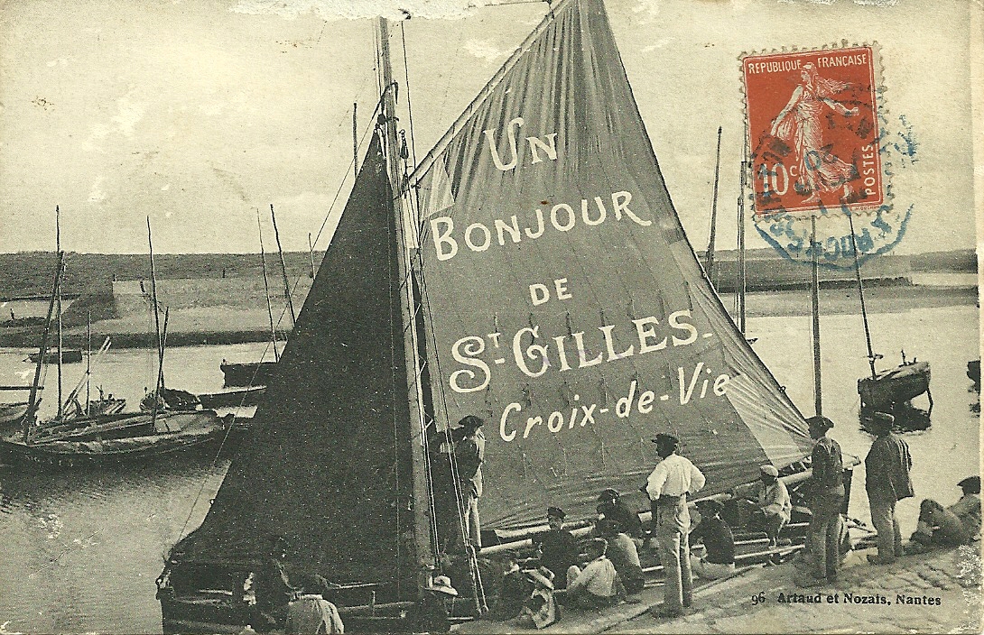 Un bonjour de St-Gilles-Croix-de-Vie.
