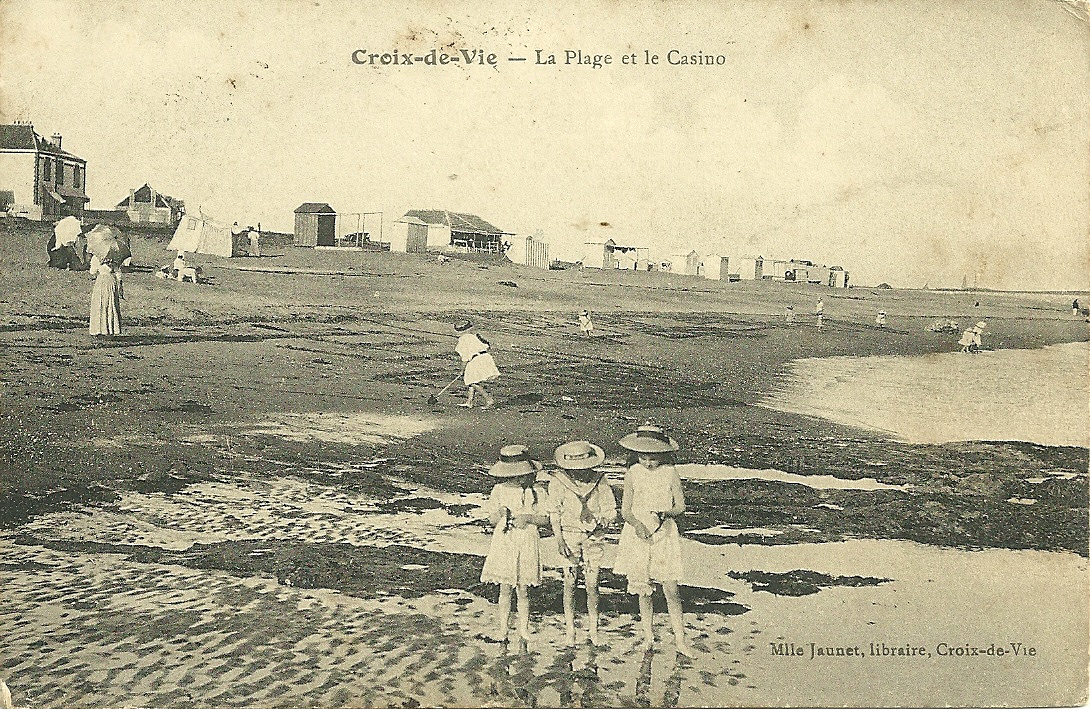 Croix-de-Vie, la plage et le casino.